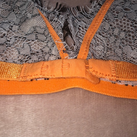 ASOS Orange and Gray Lace Bralette - Picture 7 of 8
